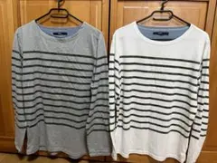 Ciaopanic ストライプ長袖カットソー 2枚セット