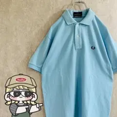 90s 古着 フレッドペリー ワンポイントロゴ 刺繍 ポロシャツ M