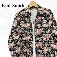 paul smith 総柄シャツ　長袖シャツ　花柄シャツ　日本製