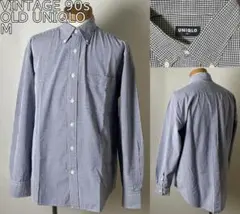 【並品 90s ビンテージ】 オールド ユニクロ ギンガム チェック シャツ M