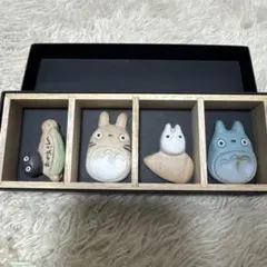 トトロ キャラクター箸置き 4個セット 信楽焼のサムネイル