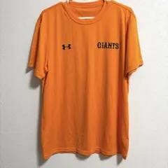 アンダーアーマー 読売ジャイアンツ ロゴ入り 半袖Tシャツ オレンジ系