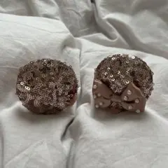 ミニー スパンコール ヘアピン ディズニー