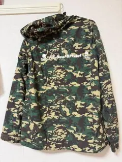 希少★FCRB×NIKE カモフラ　ナイロンジャケット 迷彩 S