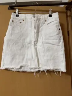 Levi's ホワイト フリンジスカート
