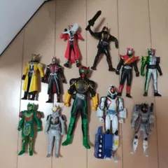 仮面ライダー　ソフビフィギュア他11体