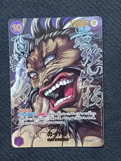 美品 ワンピースカード 世界最強の戦士OP17カイドウSRパラレル原画 刃