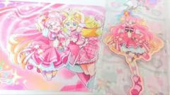 キュアワンダフル アクリルキーホルダー バトンタッチポストカード
