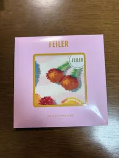 FEILER×ユナイテッドアローズコラボ 新品 CANDIES ハンカチ ピンク