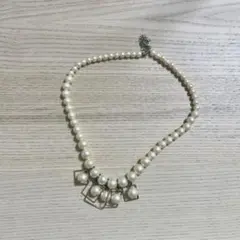 パール ネックレス パーティ 結婚 発表会