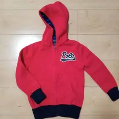 美品 Polo Ralph Lauren 赤 ニット パーカー