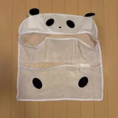 パンダデザイン メッシュ収納ポケット ウォールポケットのサムネイル