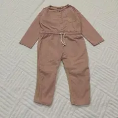Zara Baby ピンクベージュ オールインワン つなぎ