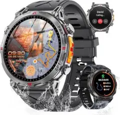 スマートウォッチ 【2025 ChatGPT搭載 内蔵GPS 軍用規格