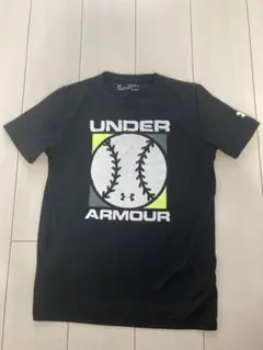 UNDER ARMOUR 野球 Tシャツ 黒　少年