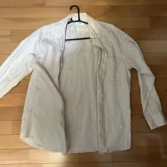 UNIQLO ベージュ 長袖シャツ XL