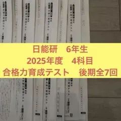 2026年最新】日能研 テスト 6年の人気アイテム - メルカリ