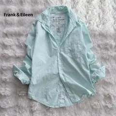 美品♡フランクアンドアイリーン コットン スキッパーシャツ イエロー