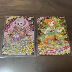 ひみつのアイプリ メロディバズリウム　ひまり　リンリン　ピンク　オレンジ