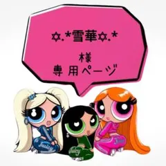 ✡.*雪華✡.*様専用ページ