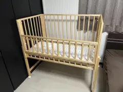 ベビーベッド トール Wオープン 大和屋 ナチュラル yamatoya - メルカリ
