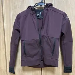 adidas フルジップ フード付きジャケット S