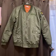 レディース　MA-1ジャケット オリーブグリーン　Ｌサイズ
