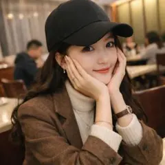 帽子　キャップ　黒　フリーサイズ　男女兼用　おしゃれ春夏秋冬