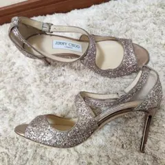 JIMMY CHOO　ジミーチュウ　ハイヒール　ヒール　23.5cm ラメ