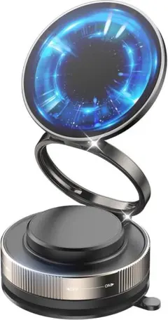 スマホホルダー 車 車載ホルダー 多角度自由調節 折りたたみ式 真空ゲル吸盤