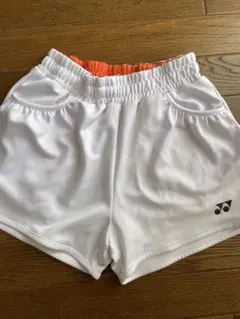 YONEX バドミントン用パンツ ホワイト メッシュ