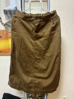 Samansa Mos2 ブラウン タイトスカート F