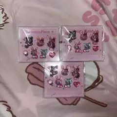 ナルミヤキャラクターズ　ぷっくりシール　メゾピアノ　3点セットのサムネイル