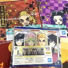 鬼滅の刃 一番くじタオル 煉獄杏寿郎胡蝶しのぶ