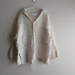 ＊KBF＊パッチワークフードBIGニット