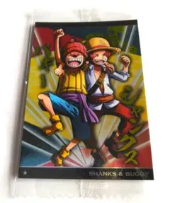 ワンピース シャンクス バギー ウエハースカード