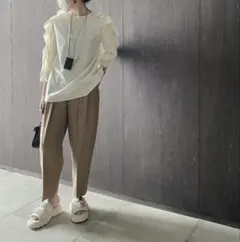LOHEN ローヘン バックZIPデザインブラウス 白 ホワイト - メルカリ