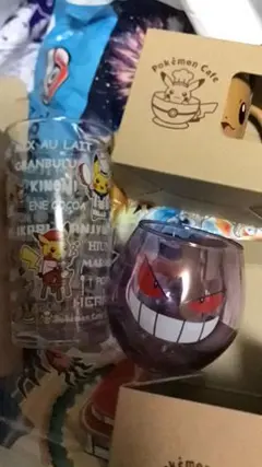 ポケモンカフェ　ゲンガー　グラス　PUTITTO　ポケモンコレクションフィギュア ポケモンカフェの予約時のみ購入できるグッズに、フィギュア