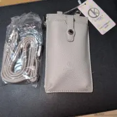 D.KELLY スマホショルダーバッグ グレージュのサムネイル