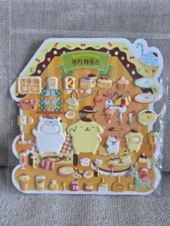 【韓国限定】 サンリオ ぷっくりシール ポムポムプリン