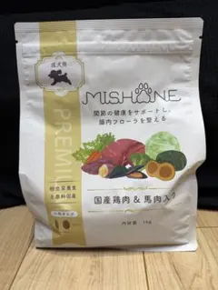 MISHONE ドッグフード 成犬用 1kg 国産鶏肉＆馬肉 ４袋セット MISHONE ドッグフード 成犬用 国産鶏肉＆馬肉入り 1kg - メルカリ