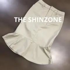 【日本製】the shinzone シンゾーン　スカート　ベージュ　36のサムネイル