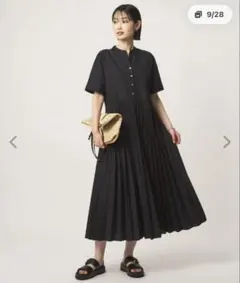 ⭐️美品⭐️UNITED ARROWSコットンシルク シルキータックワンピース