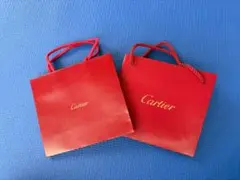 Cartier カルティエ ショップ袋 2枚セットのサムネイル