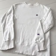 Champion ホワイト スウェット M