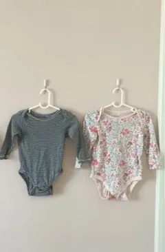 babyGAP ロンパース　肌着　長袖2着セット　80〜90