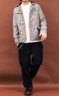 8(eight) ダッフルコート LLサイズ グレー