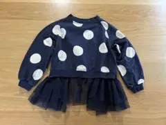 H&M☆ドット柄 トレーナー　EUR 122/128 (6-8歳)