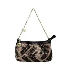 希少 FENDI ビーズ スパンコール バッグ