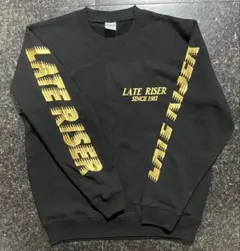 レイトライザー(LATE RISER)黒トレーナー‼️